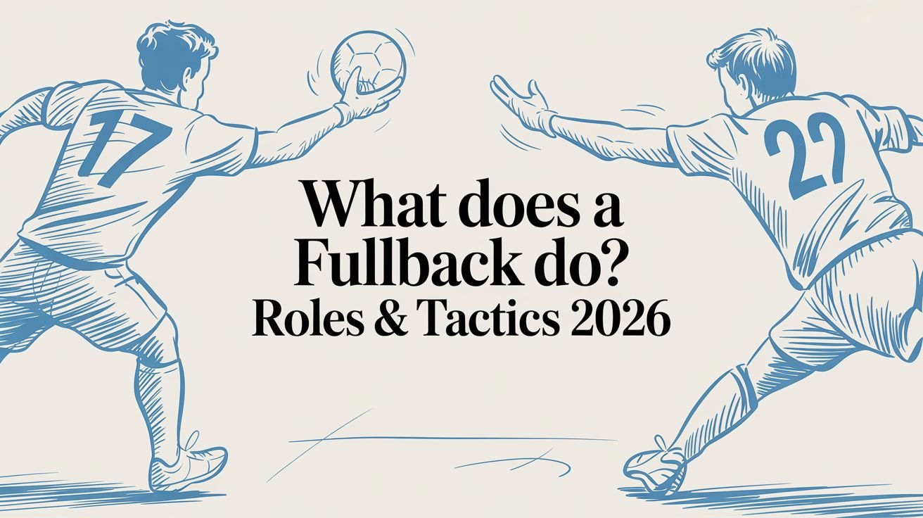 What Does a Fullback Do? Roles & Tactics 2026