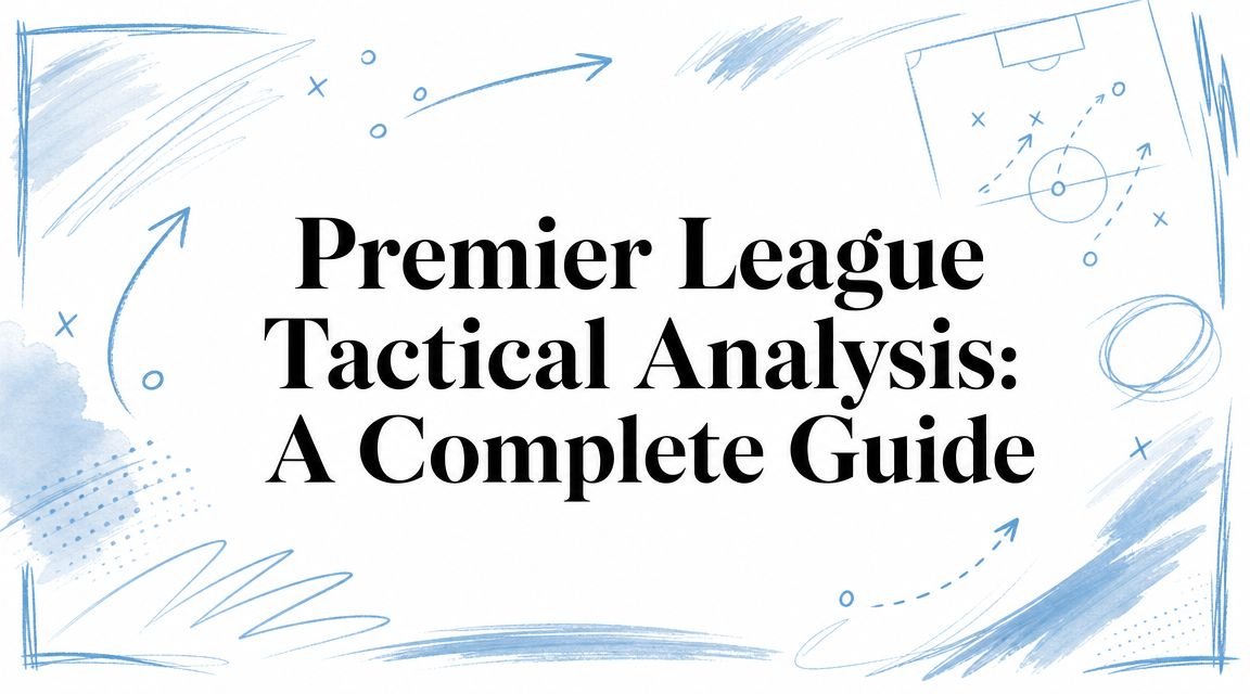 Premier League Tactical Analysis: A Complete Guide